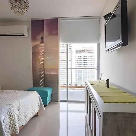 Apartment Lujoso Apto De 2 En Piso 23-infinitum Cartagena