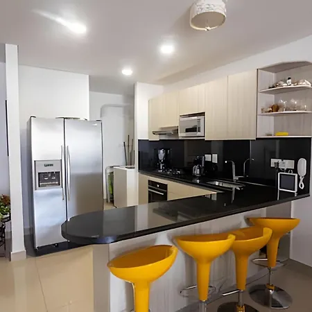 Apartment Lujoso Apto De 2 En Piso 23-infinitum Cartagena