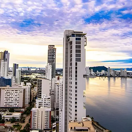 Lujoso Apto De 2 En Piso 23-infinitum Apartment Cartagena