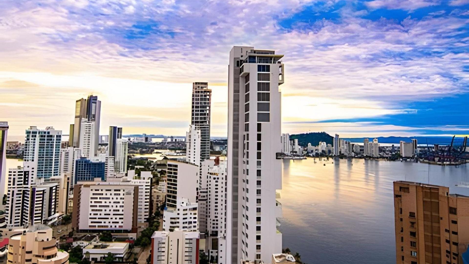 Lujoso Apto De 2 En Piso 23-infinitum Apartamento Cartagena