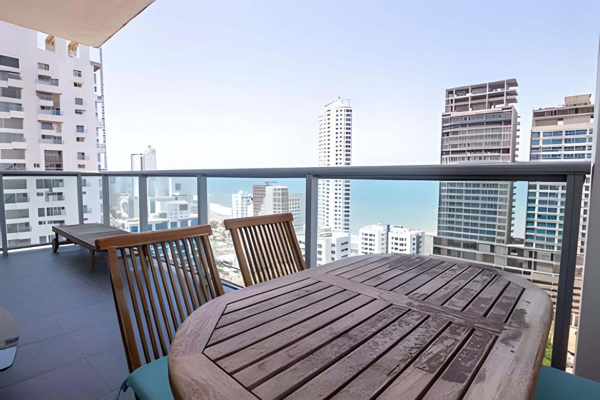 Lujoso Apto De 2 En Piso 23-infinitum Apartamento Cartagena